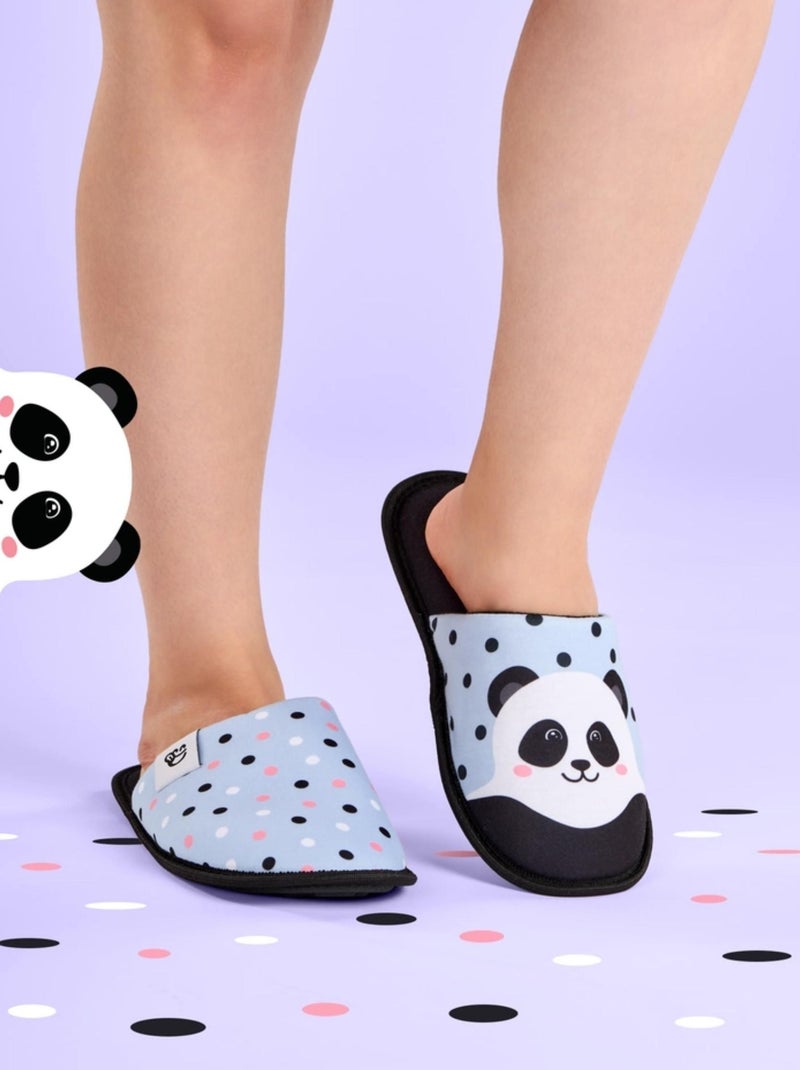 Pantoufles Dedoles Panda Joyeux Multicolore - Kiabi