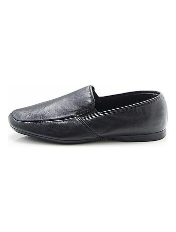 Pantoufles dessus cuir - Damart