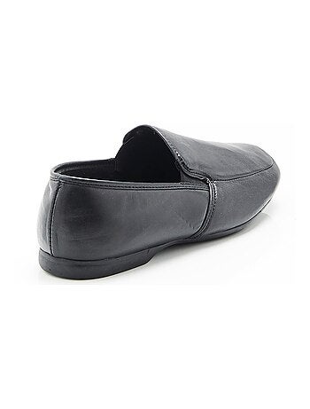 Pantoufles dessus cuir - Damart