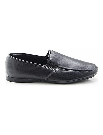 Pantoufles dessus cuir - Damart