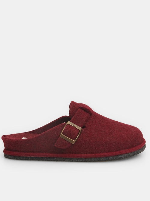 Pantoufles en tissu avec boucle BATA - Kiabi