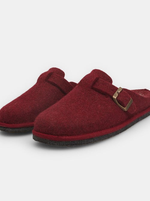 Pantoufles en tissu avec boucle BATA - Kiabi