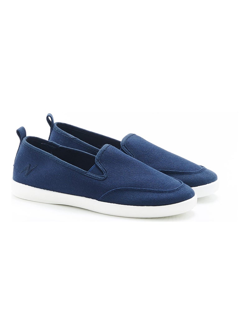 Pantoufles en toile Climatyl - Damart Bleu foncé - Kiabi