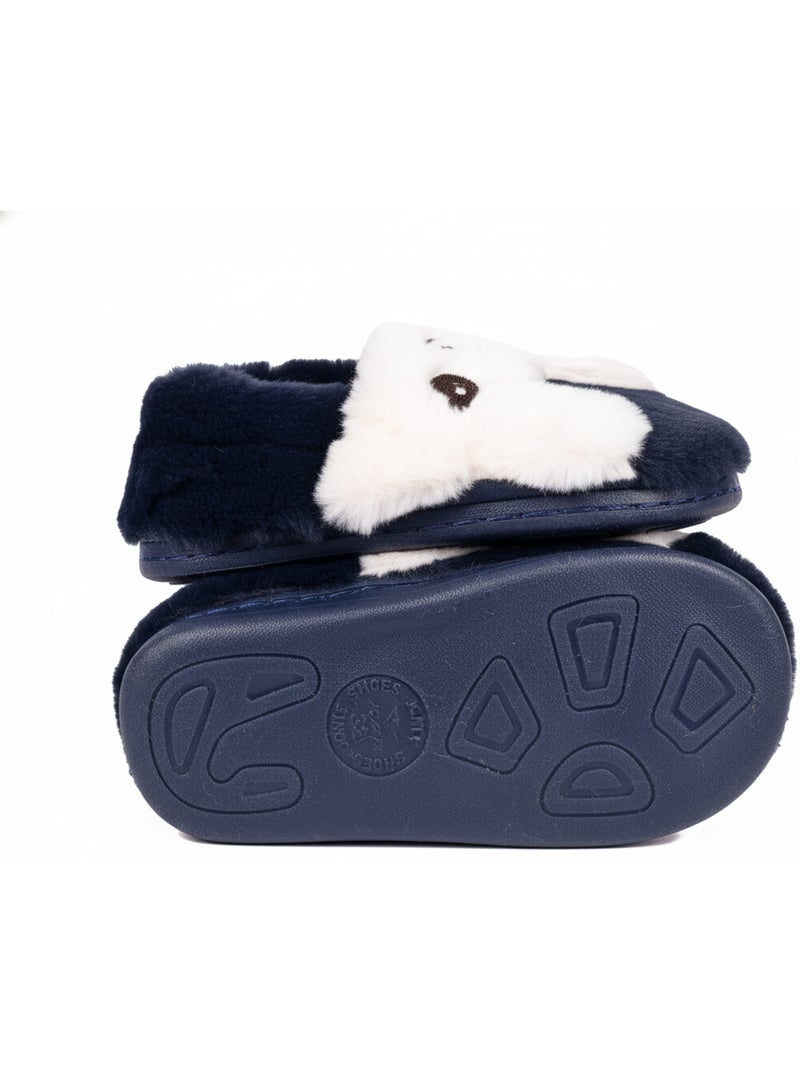 Pantoufles Enfant Animaux 3D Ultra Douces MB732831 Bleu - Kiabi