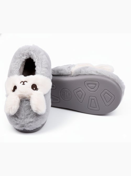 Pantoufles Enfant Animaux 3D Ultra Douces MB732831 - Kiabi Pantoufles Enfant Animaux 3D Ultra Douces MB732831 - Kiabi