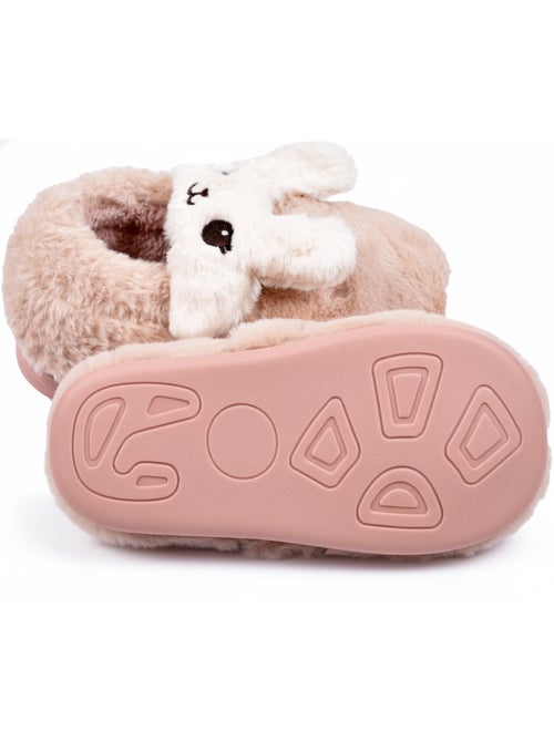 Pantoufles Enfant Animaux 3D Ultra Douces MB732831 - Kiabi