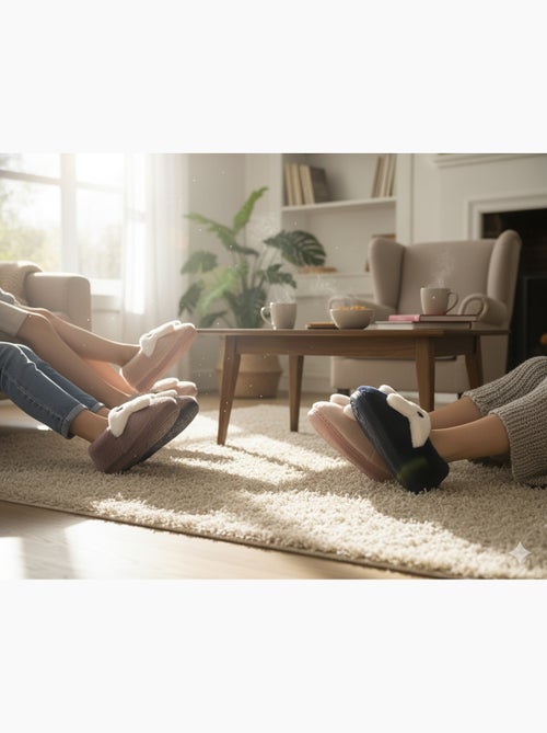 Pantoufles Enfant Animaux 3D Ultra Douces MB732831 - Kiabi