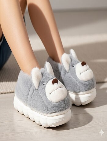 Pantoufles Enfant Animaux 3D Ultra Douces MD9758