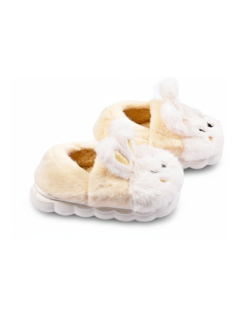 Pantoufles Enfant Animaux 3D Ultra Douces MD9758 Jaune - Kiabi