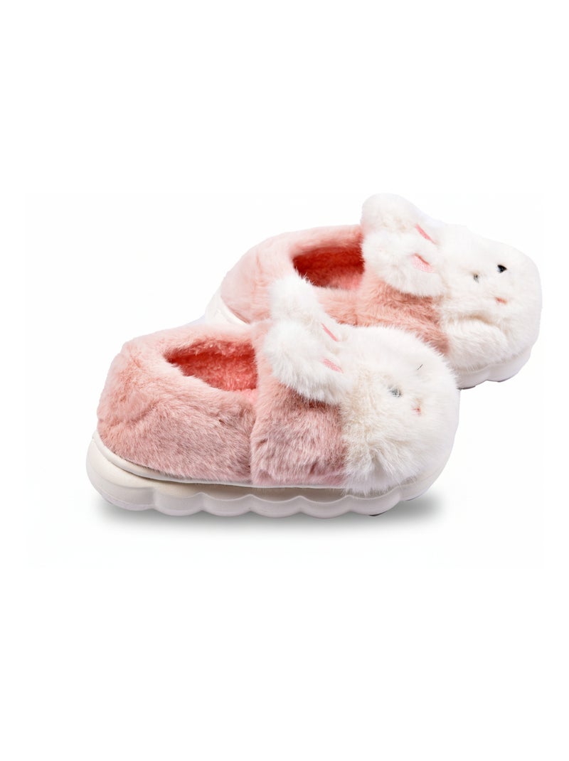 Pantoufles Enfant Animaux 3D Ultra Douces MD9758 Rose - Kiabi