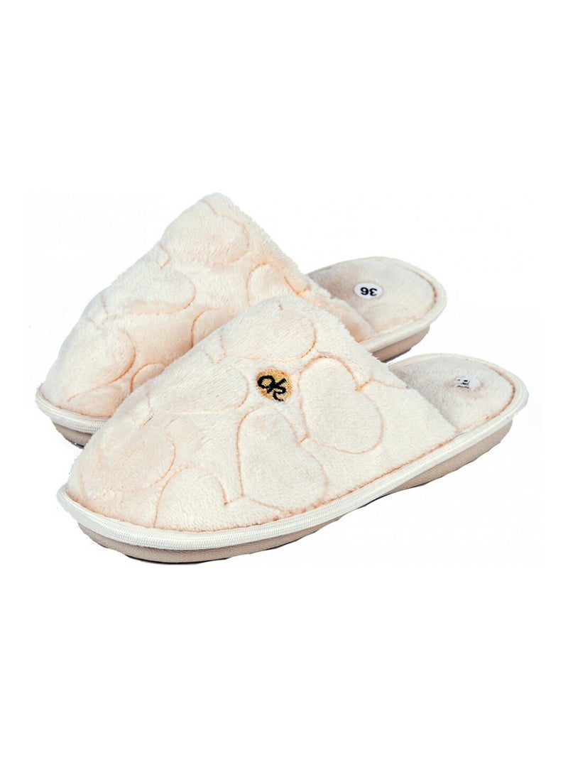 Pantoufles Femme Confort et Qualité Supérieure Beige argile - Kiabi