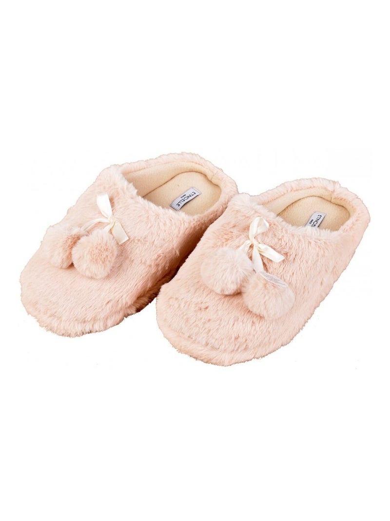 Pantoufles Femme Confort et Qualité Supérieure Rose clair - Kiabi