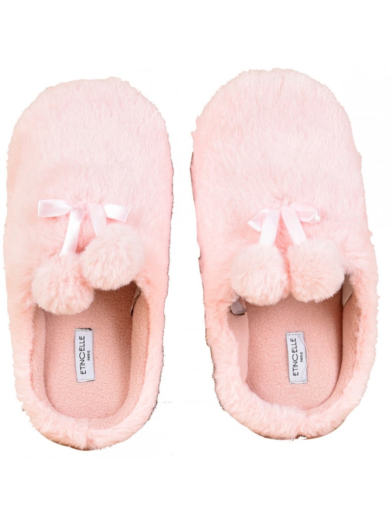 Pantoufles Femme Confort et Qualité Supérieure Rose - Kiabi