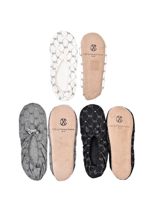 Pantoufles Femme CXL By LACROIX  Pack de 3 - Kiabi