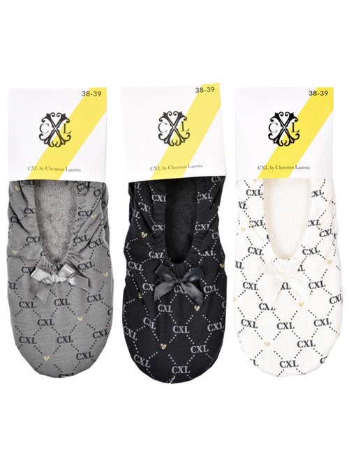 Pantoufles Femme CXL By LACROIX  Pack de 3 - Kiabi
