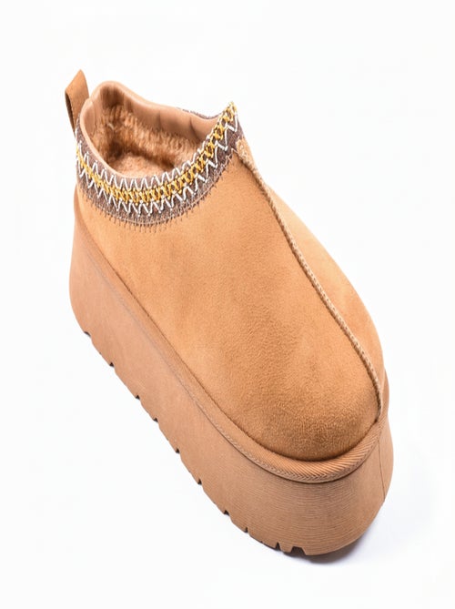 Pantoufles Femme Hiver Mule  Style Scandinave MD9769 - Kiabi