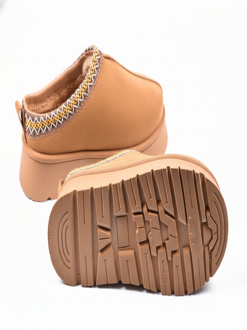 Pantoufles Femme Hiver Mule  Style Scandinave MD9769 - Kiabi