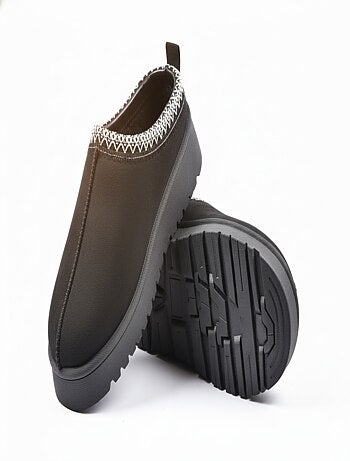 Pantoufles Femme Hiver Mule Style Scandinave MD9769