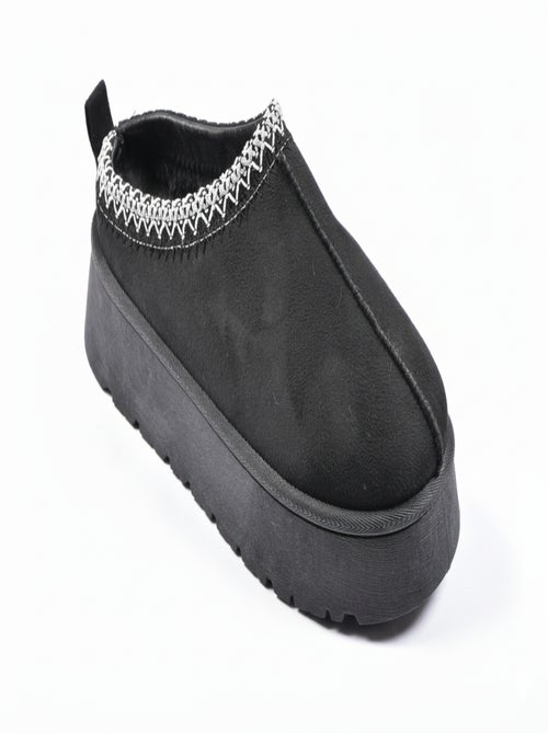 Pantoufles Femme Hiver Mule  Style Scandinave MD9769 - Kiabi