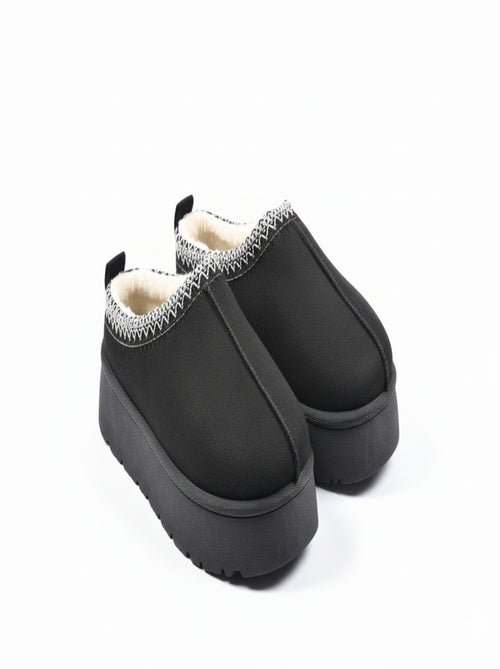 Pantoufles Femme Hiver Mule  Style Scandinave MD9769 - Kiabi