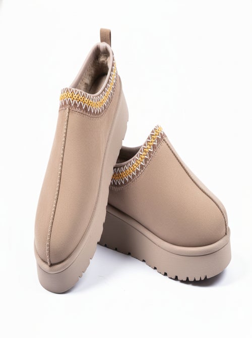 Pantoufles Femme Hiver Mule  Style Scandinave MD9769 - Kiabi