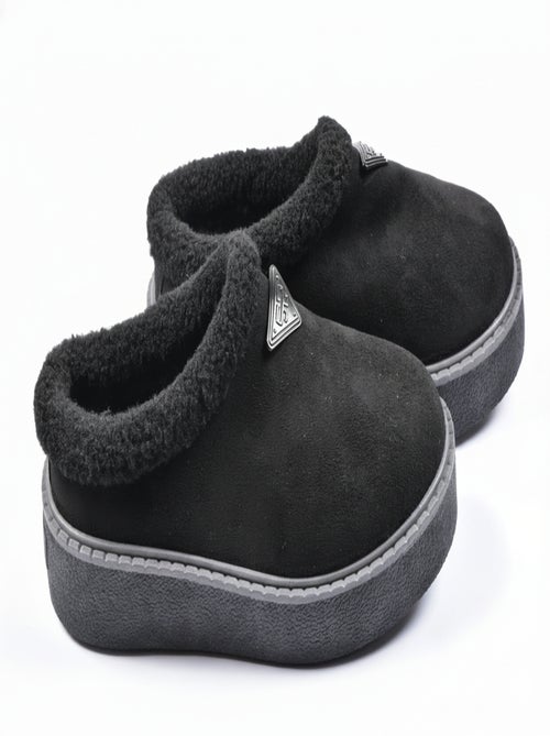 Pantoufles Femme Hiver Mule  Style Scandinave ND10882 - Kiabi