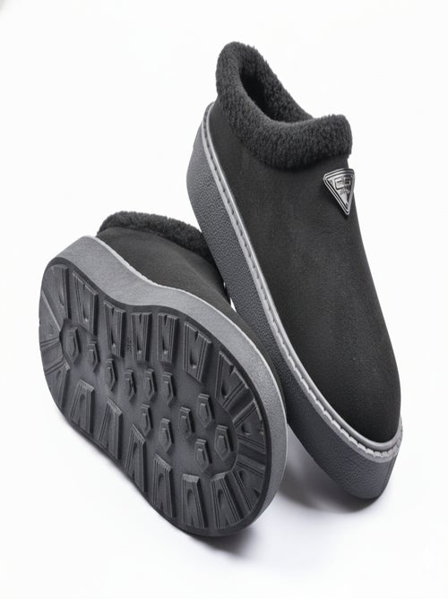 Pantoufles Femme Hiver Mule  Style Scandinave ND10882 - Kiabi