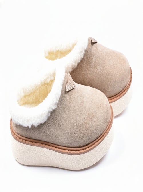 Pantoufles Femme Hiver Mule  Style Scandinave ND10882 - Kiabi