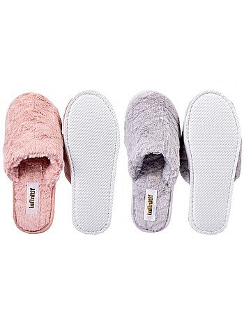 Pantoufles Femme INFINITIF Pack de 2