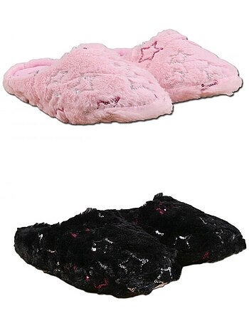 Pantoufles Femme Lot de 2