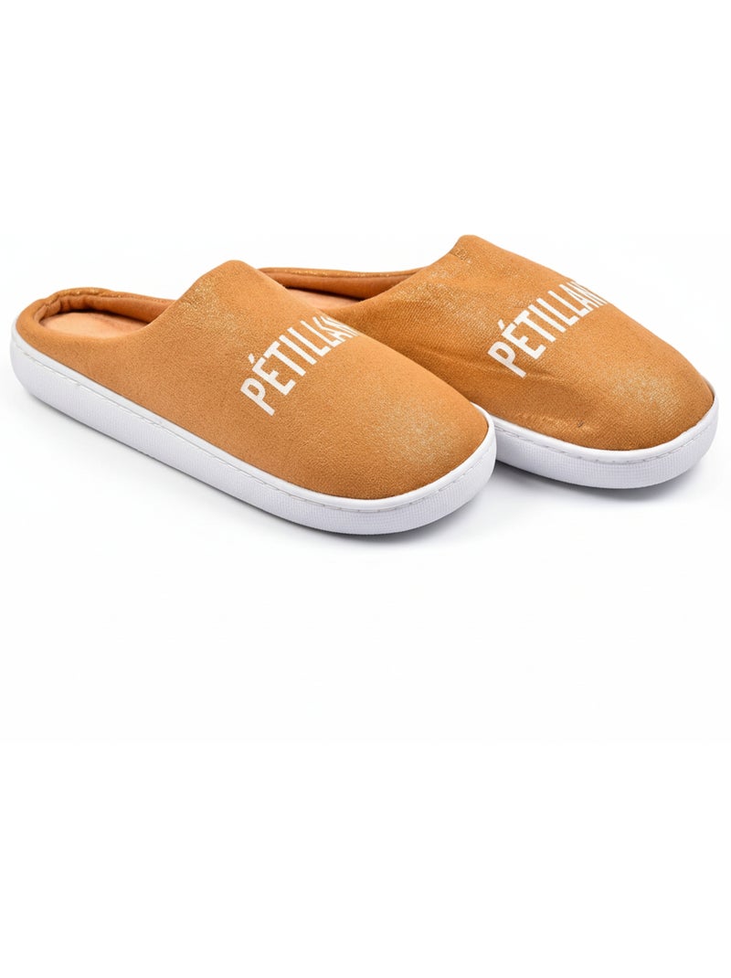 Pantoufles Femme Lurex Glitter Doré - Kiabi