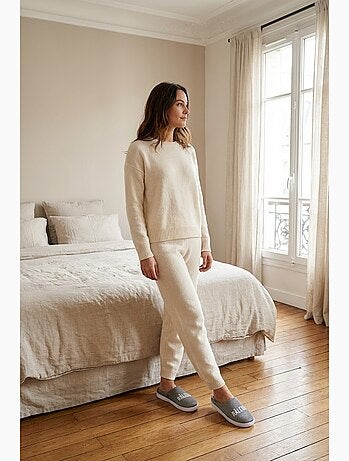 Pantoufles Femme Lurex Glitter