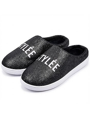 Pantoufles Femme Lurex Glitter