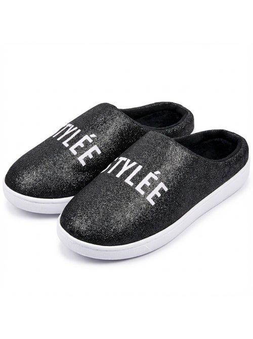 Pantoufles Femme Lurex Glitter - Kiabi