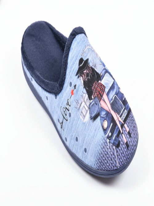 Pantoufles Femme Mule PhotoPrint - Kiabi