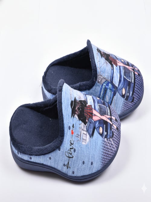 Pantoufles Femme Mule PhotoPrint - Kiabi