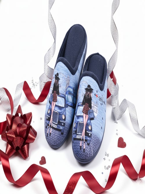 Pantoufles Femme Mule PhotoPrint - Kiabi