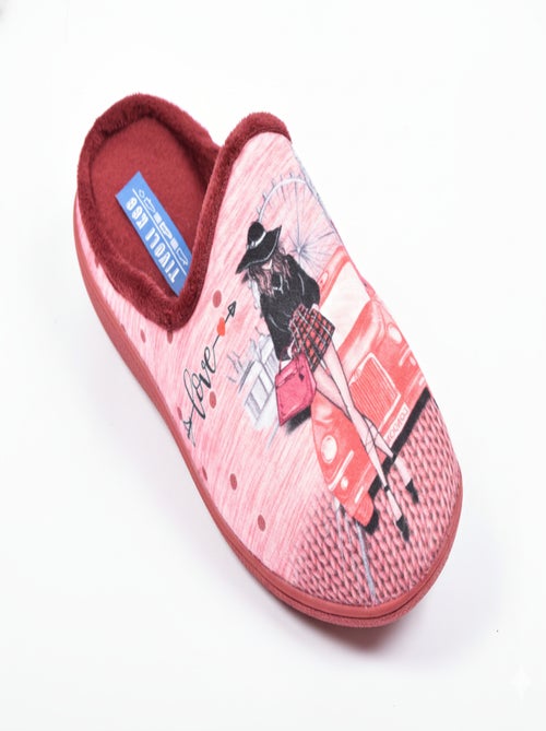 Pantoufles Femme Mule PhotoPrint - Kiabi