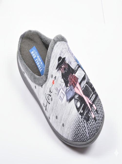 Pantoufles Femme Mule PhotoPrint - Kiabi