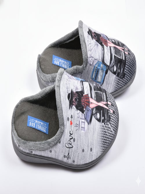 Pantoufles Femme Mule PhotoPrint - Kiabi