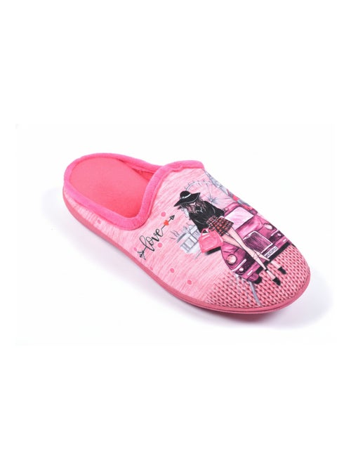 Pantoufles Femme Mule PhotoPrint - Kiabi