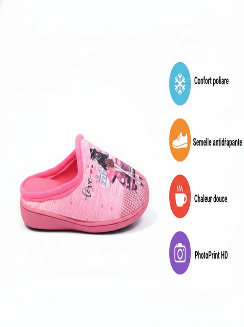 Pantoufles Femme Mule PhotoPrint - Kiabi