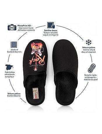 Pantoufles Homme Mule Fantaisie PHOTOPRINT