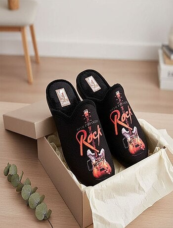 Pantoufles Homme Mule Fantaisie PHOTOPRINT