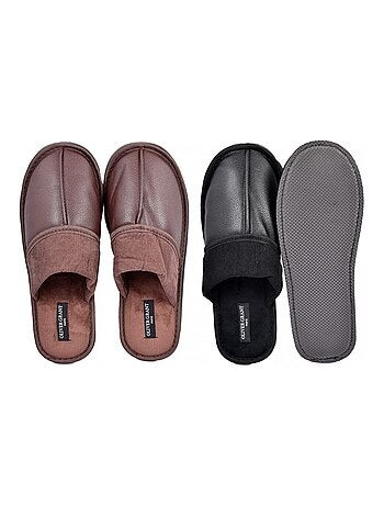 Pantoufles Homme OLIVER GRANT Pack de 2