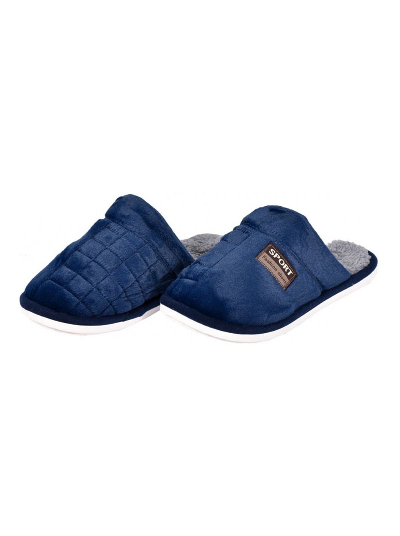 Pantoufles homme SPORT Fashion Confort et Qualité Supérieure Bleu marine - Kiabi