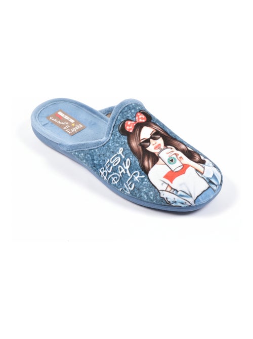 Pantoufles Mules femme PHOTOPRINT - Kiabi