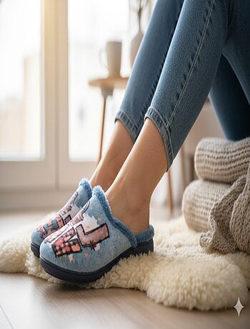 Pantoufles Mules femme PHOTOPRINT