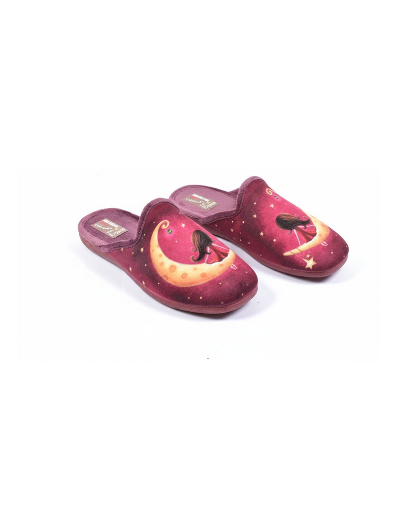 Pantoufles Mules femme PHOTOPRINT Bordeaux - Kiabi