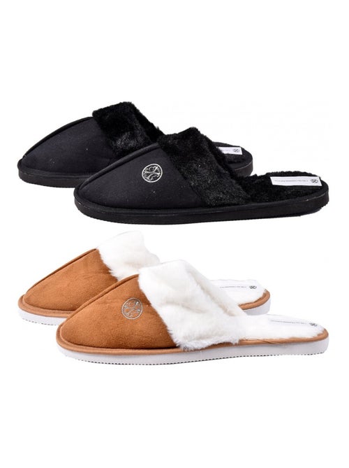 Pantoufles pour Femme CXL By LACROIX  Pack de 2 - Kiabi